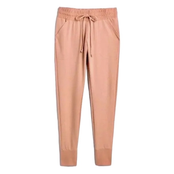 FREE PEOPLE MOVEMENT: NWOT Sunny Skinny Tie Waist Joggers Peach -Size Medium - Picture 4 of 14